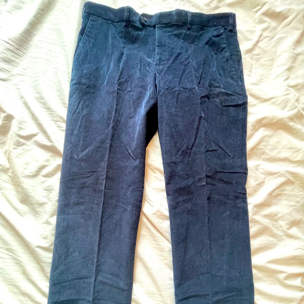 Ralph Lauren Men's Navy Corduroy Pants 36x29
